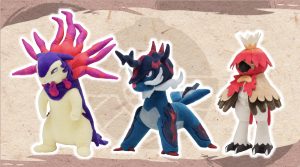 Hisuian Typhlosion, Hisuian Decidueye, Hisuian Samurott Plushes  (Order In)