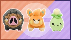 Lechonk, Pawmi, and Smoliv Plush (Order In)