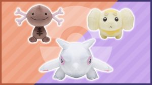 Paldean Wooper, Fidough, and Cetitan Plushes (Order In)
