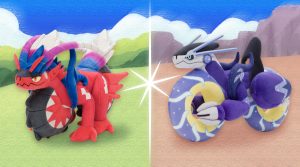 Koraidon and Miraidon Motorcycle Plushes (Order In)